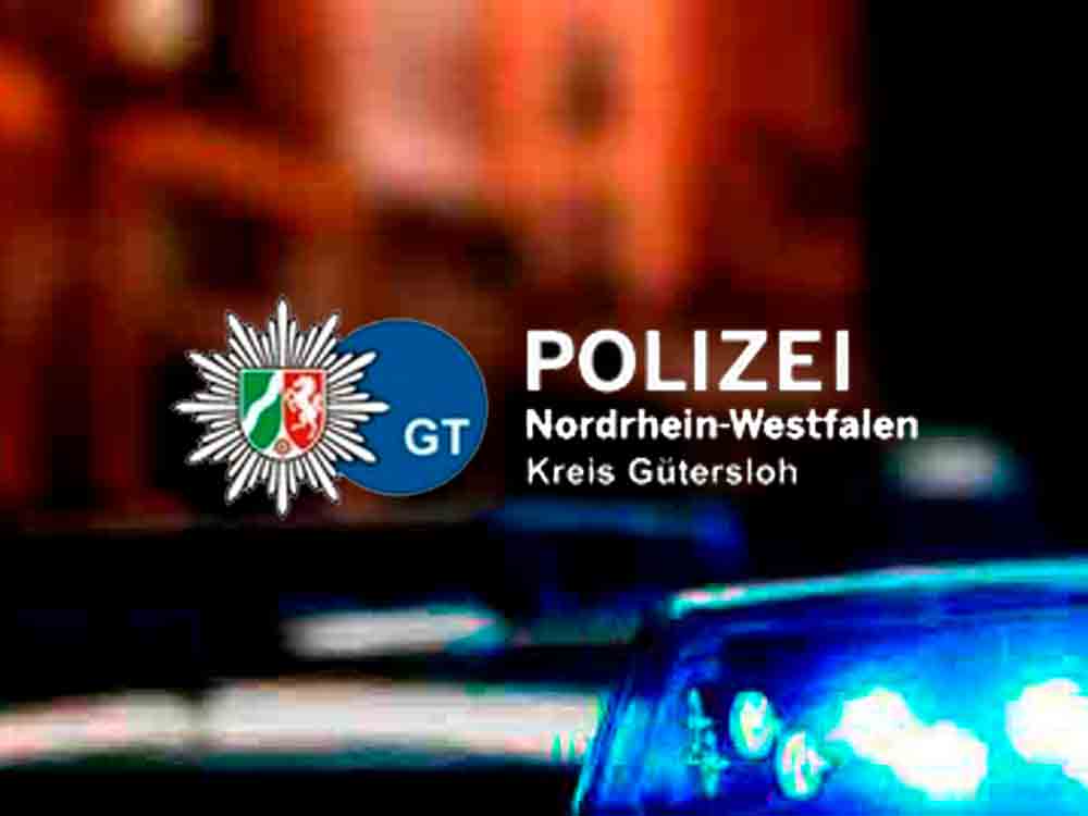 Polizei Gütersloh, 27 Jähriger verunfallt alkoholisiert mit Pkw, 19 jährige Beifahrerin schwer verletzt