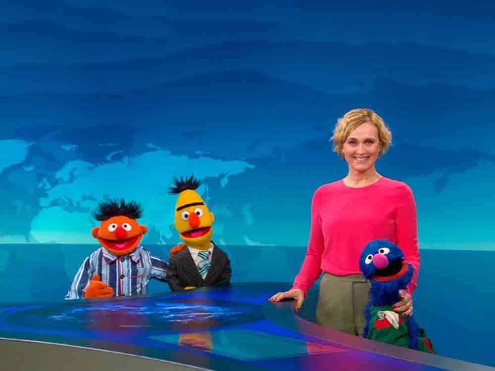 Wer, wie, was? Ernie, Bert und Grobi mischen Tagesthemen Sendung auf
