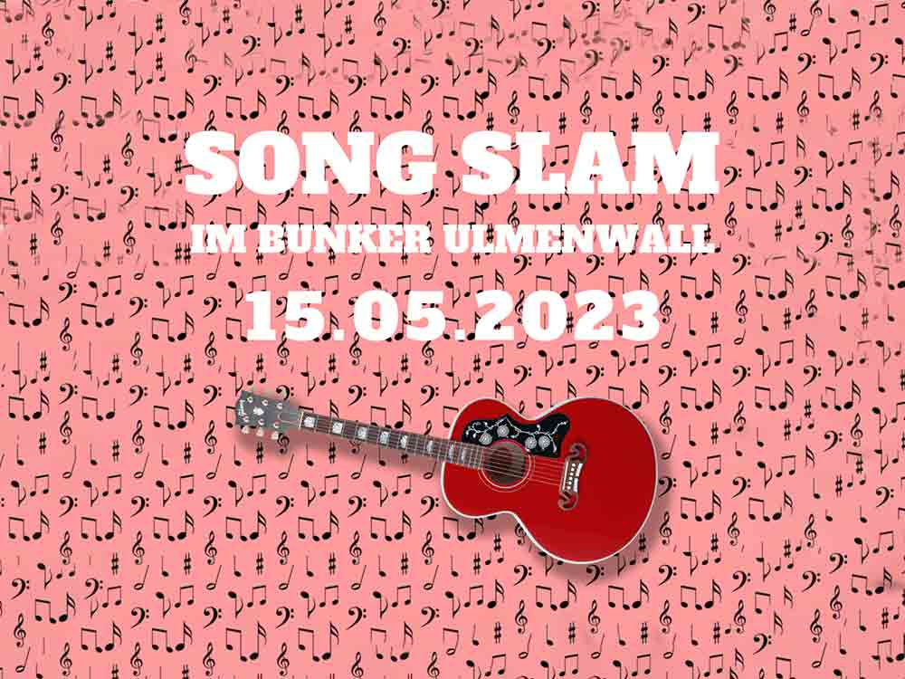bielefeld: Song Slam im Bunker Ulmenwall, Bunker Song Slam, 15. Mai 2023