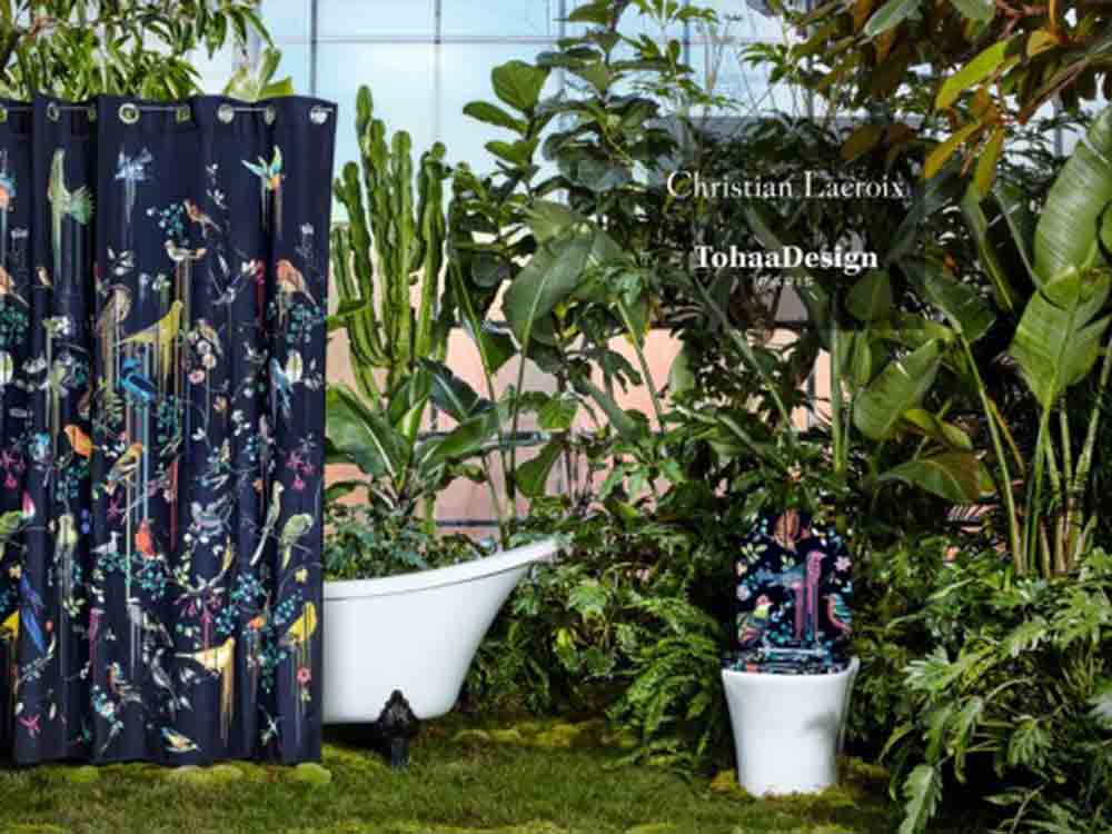 Das Haute Couture WC: Tohaa Design und Maison Christian Lacroix kreieren die noble Birds Sinfonia Kollektion