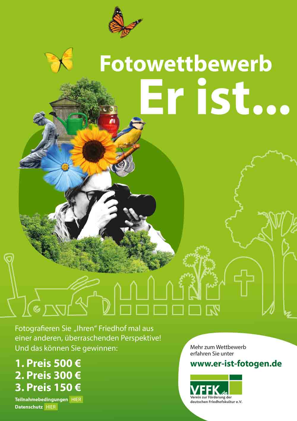 Fotowettbewerb 2024 des Vereins zur Förderung der deutschen Friedhofskultur (VFFK)