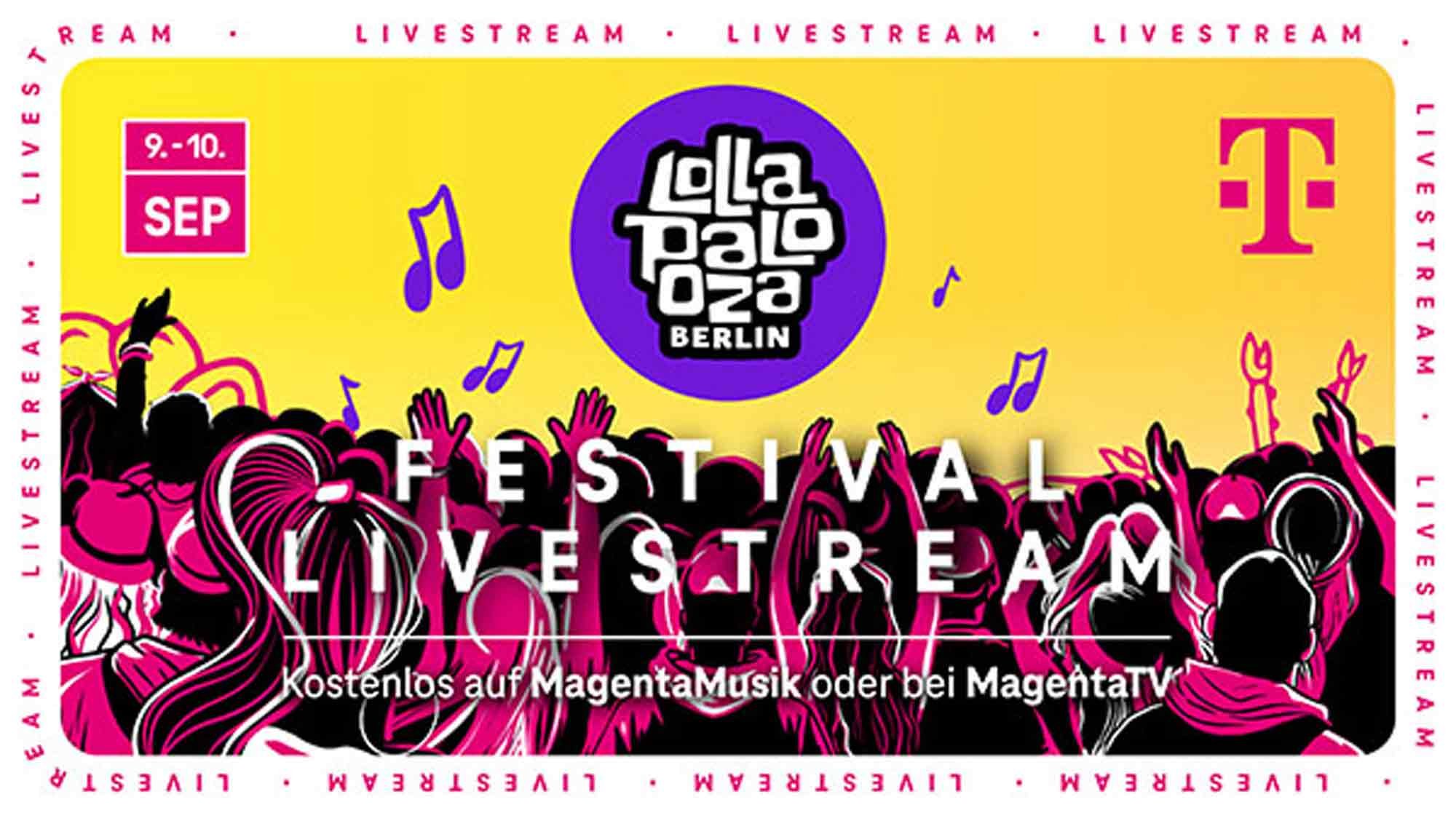 Telekom präsentiert Lollapalooza Berlin, 9. und 10. September 2023