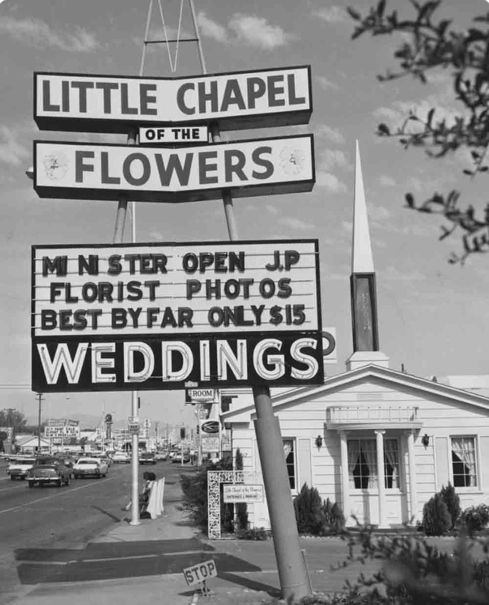 Chapel of the Flowers Unveils Vintage Vegas Package to Celebrate 70th Anniversary of Las Vegas as ”Wedding Capital of the World”
