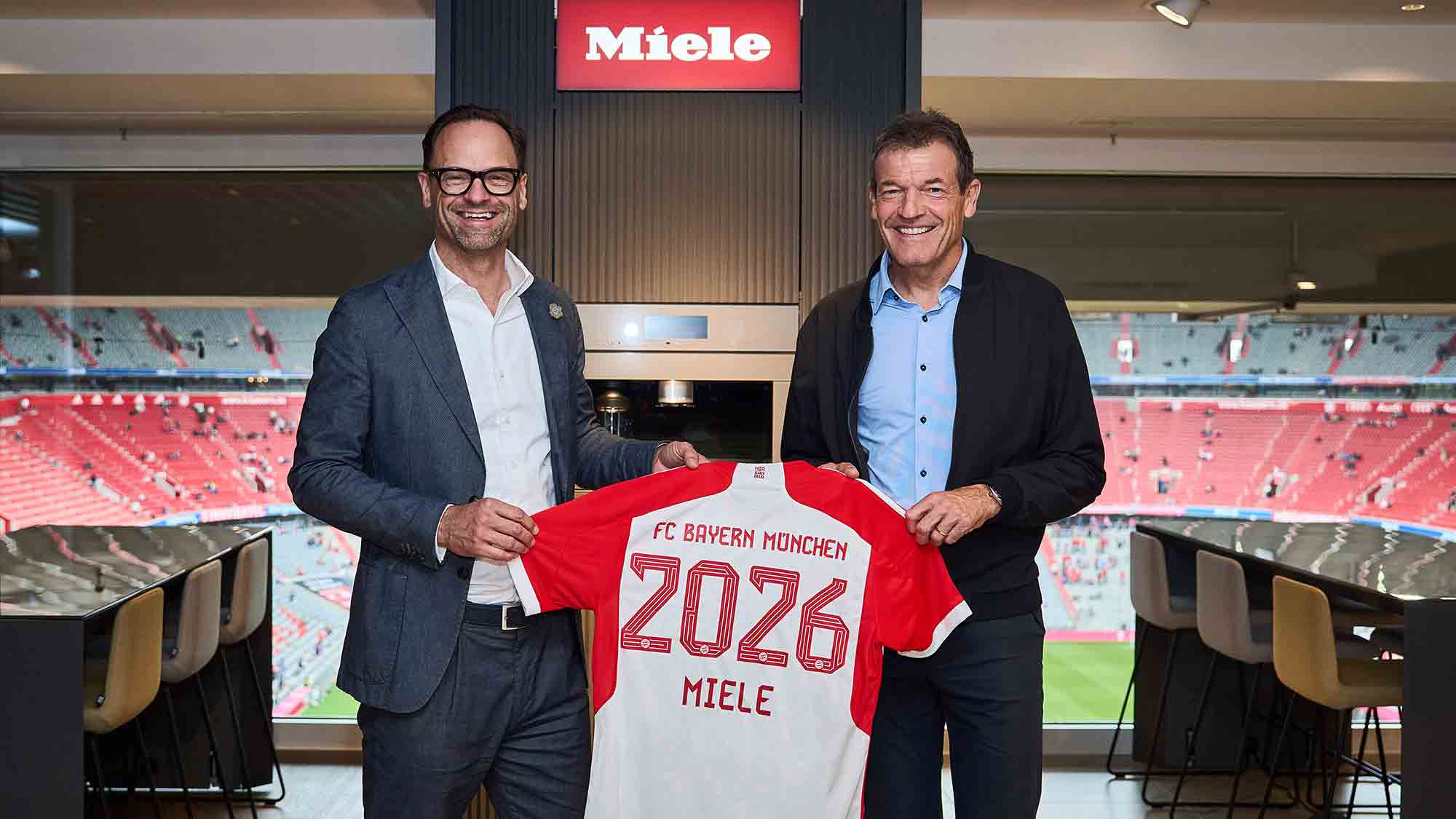 Miele und FC Bayern verlängern Partnerschaft, Miele Goes Global