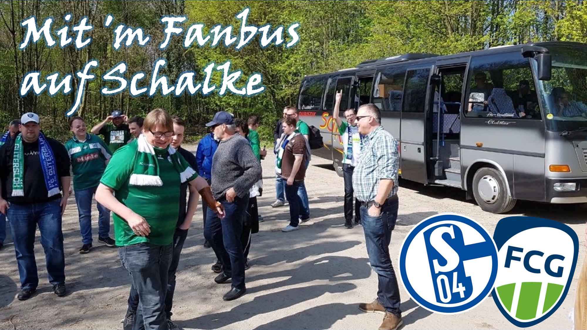 FC Gütersloh: FCG Fanbus fährt zum Schalke Spiel im Gelsenkirchener Parkstadion