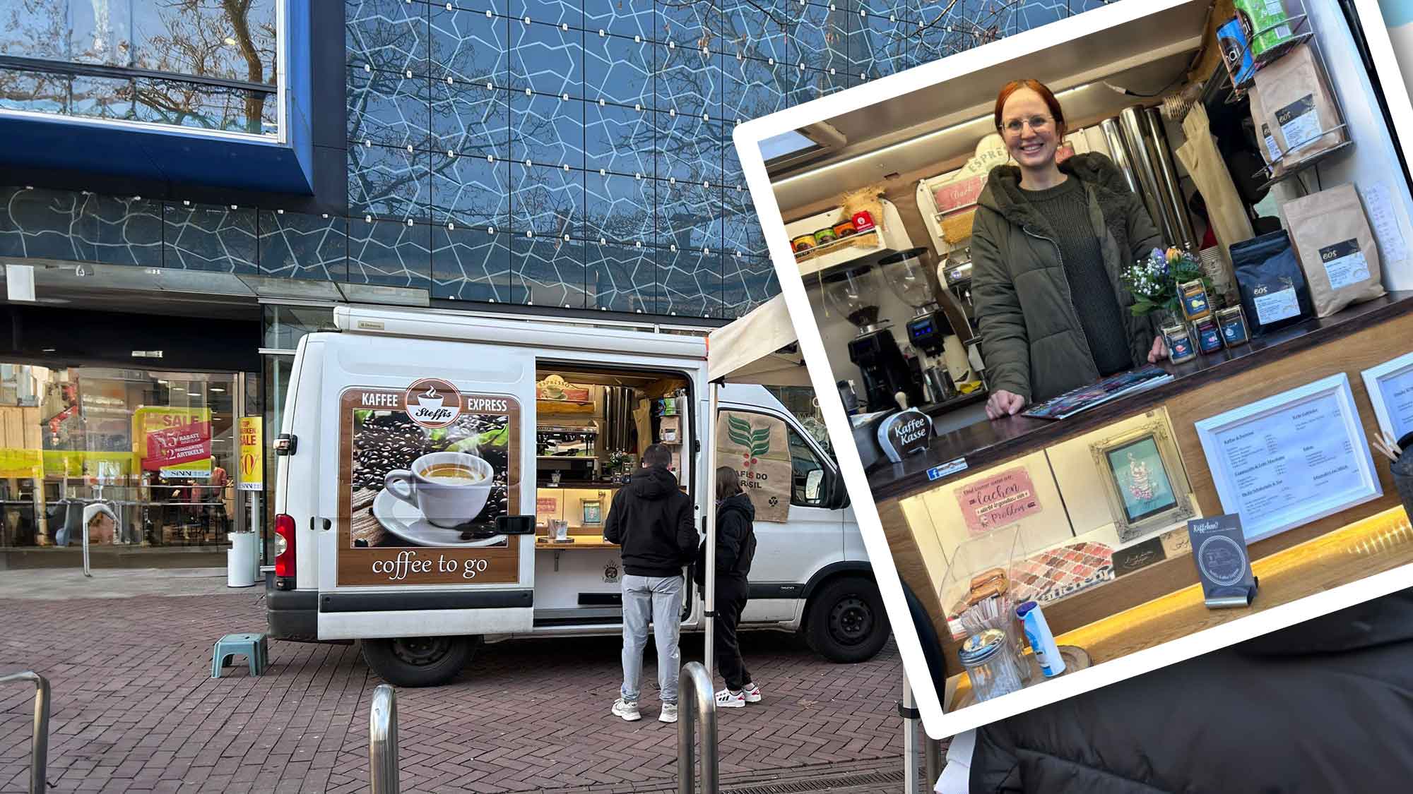 Gütersloh, »C City« (Coffee City) dank Steffis Kaffee Express, der Mobilen Barista für OWL, Espresso, Chai, Schokolade