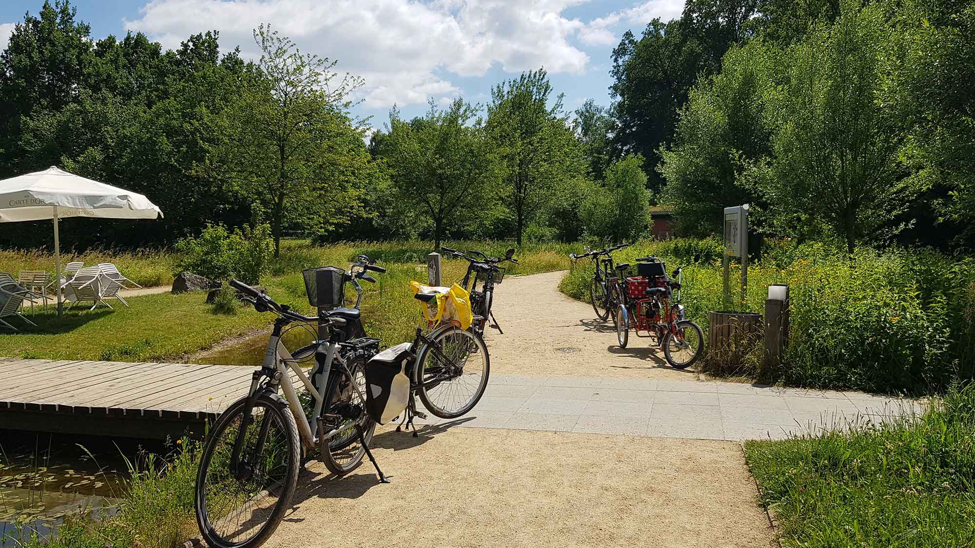 Gütersloh: keine Fahrräder und E Scooter im Botanischen Garten erlaubt